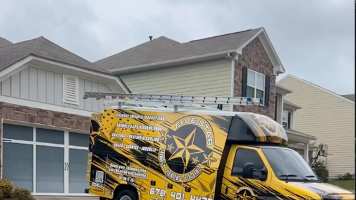 Five Star Chimney & HVAC Truck