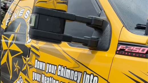 Five Star Chimney & HVAC Truck